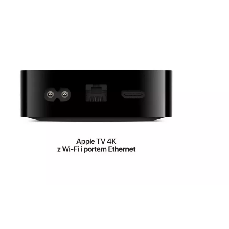 Apple TV 4K Must Hõbedane 128 GB Wi-Fi Ethernet A15 Protsessor
