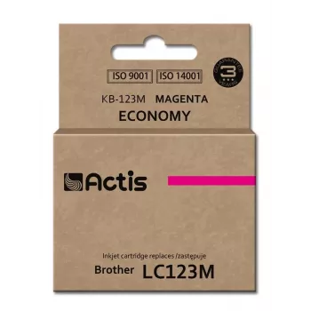 Actis KB-123M tint (asendab Brother LC123M/LC121M; Standard; 10 ml; magenta)