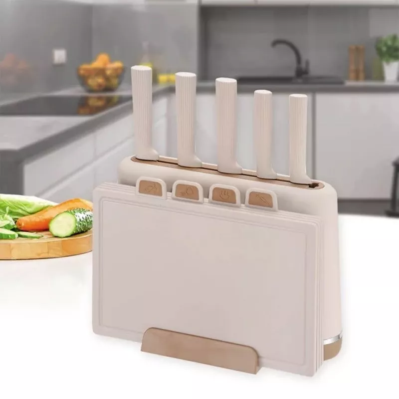 Maestro MR-1412-BEIGE nugade komplekt plokiga + lõikelaua komplekt beež