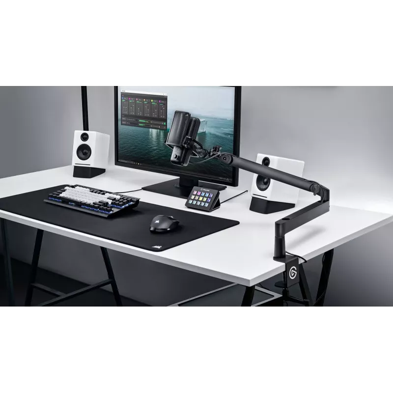 Mikrofonivarre Elgato Wave Mic Arm Low Profile – reguleeritav madal profiiliga poom stuudio ja striimimise jaoks