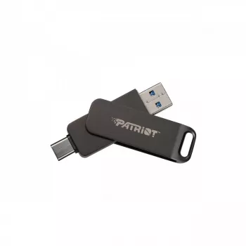 Mälupulk PATRIOT Rage R550 1TB 100 MB/S USB A+C Pöördkujundus (PE1TR550DSAD) Must
