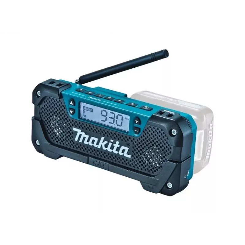 Makita MR052 radio Worksite Analog & digital Must, Sinine