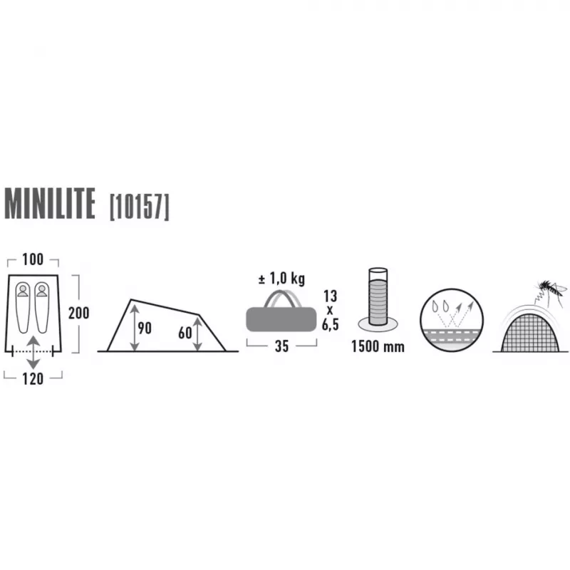 High Peak Swift 3 roheline pop-up telk 10157