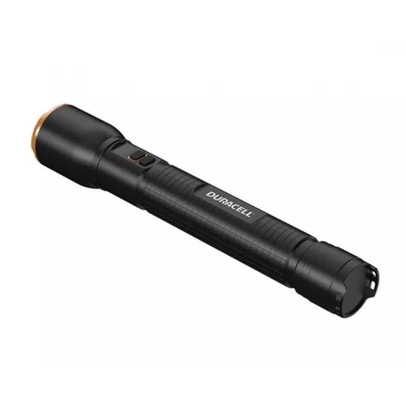 Taskulamp Duracell DF6000R kinkekarbis — kaasaskantav laetav taskulamp, must