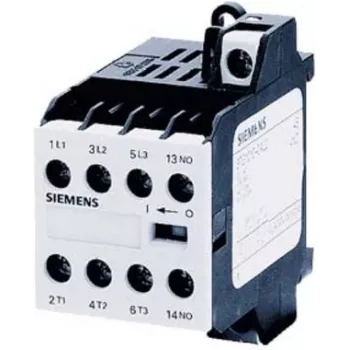 Siemens mini kontaktor 24 VDC 3 NO+1 NC - kruviklemmid (3TG1001-0BB4)