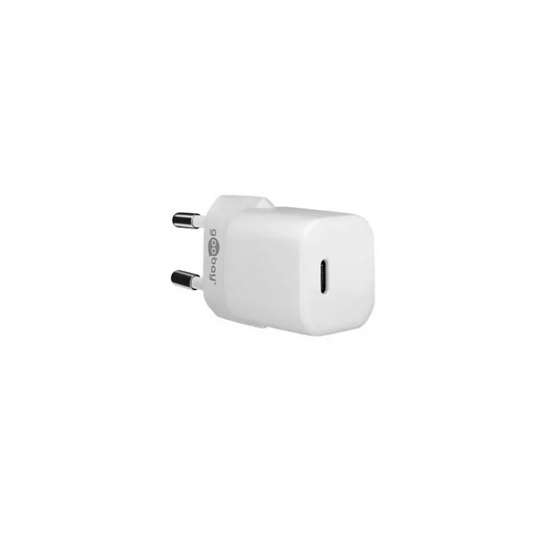 Siseruumide AC kiirlaadija GOOBAY 59716 — USB-C, 30 W, valge