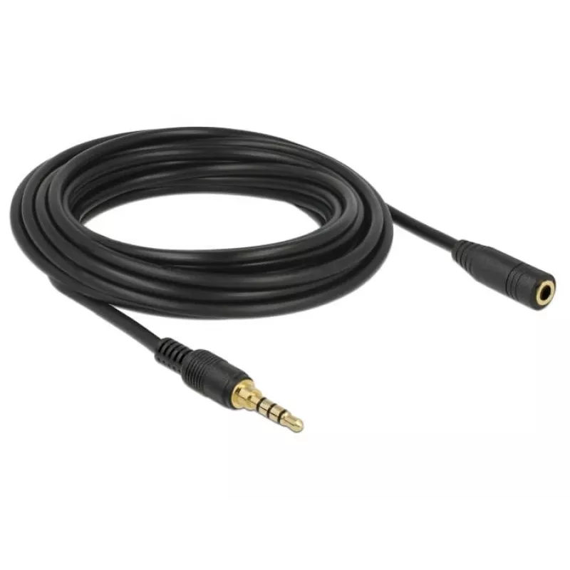 Audiojuhe 3,5 mm isane–emane DeLOCK 85635 5 m must