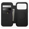 Folio-telefonikott Nomad Modern Leather Folio iPhone 17 Pro jaoks, nahk + alumiinium, 6,3 tolli (16 cm), Tan, 3 kaarditaskut