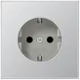 Pistikupesa Jung AL 1520 CEE 7/3, alumiiniumkorpus, 250 V, 16 A, 70×70 mm