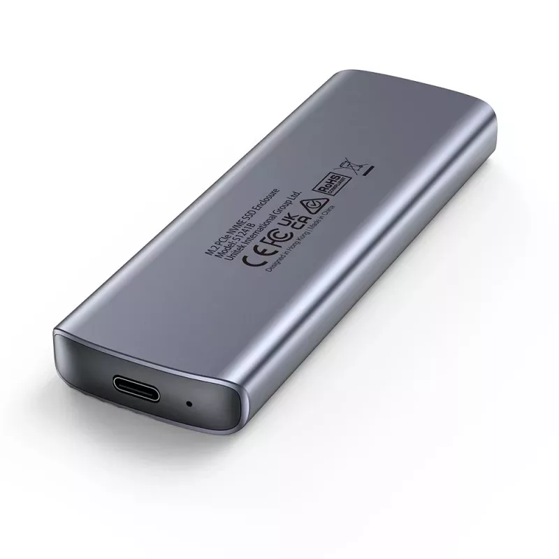 M.2-korpuse adapter - Unitek S1241B01 1x M.2 NVMe USB-C 10Gbps