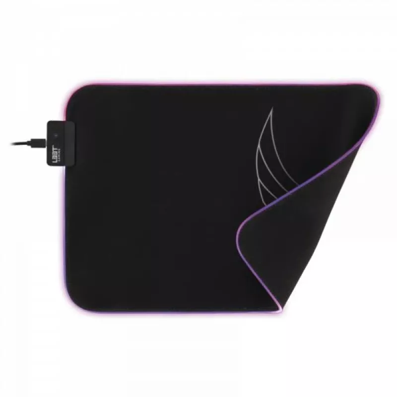 L33T Gaming 160405 Karlvagn RGB mänguhiirematt, keskmine suurus, kiire pind. 355 x 255 x 3 mm, must