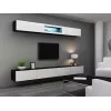 Cama elutoa mööblikomplekt VIGO 12 must/valge läikiv