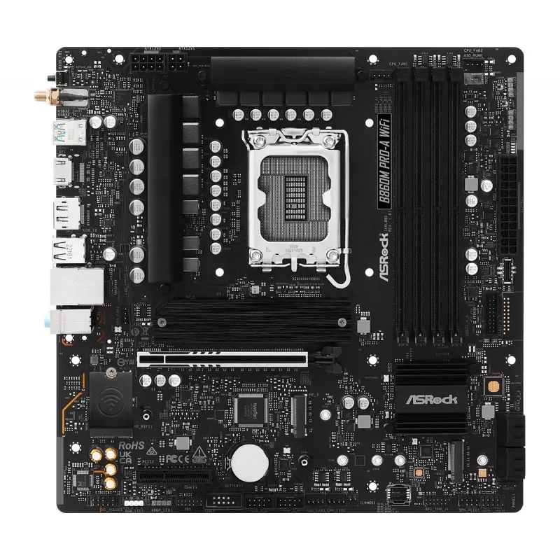ASRock B860M Pro-A WiFi Micro-ATX emaplaat