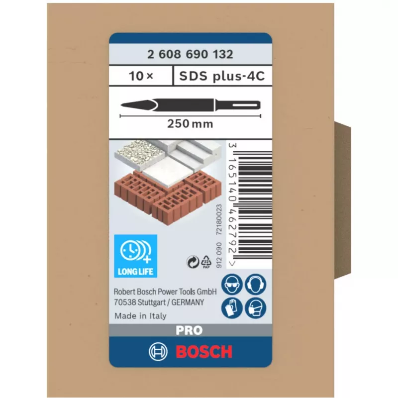 Bosch 2 608 690 132 pöördvasara tarvik Pöördvasara peitlikinnitus