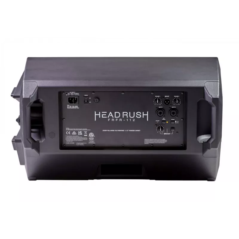 Kitarrikolonn HEADRUSH FRFR-112 MK2 2000W, Bluetooth 5.0, 2x Combo XLR/TRS, XLR väljund, 132 dB SPL