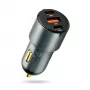 Auto laadija everActive CC-40Q QC3.0 60W, USB autolaadija mobiilseadmete laadimiseks