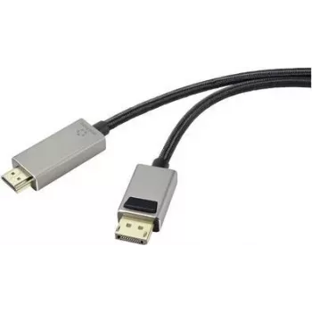 RF-4995158 DisplayPort-kaabel [1x pistik - 1x HDMI-pistik] Must (RF-4995158)