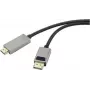 RF-4995158 DisplayPort-kaabel [1x pistik - 1x HDMI-pistik] Must (RF-4995158)