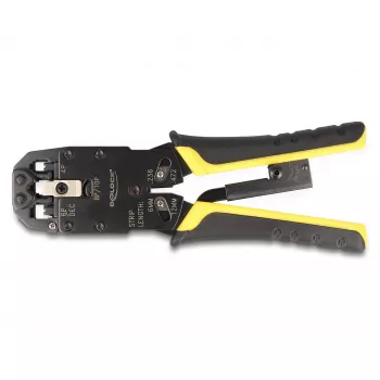 DeLOCK Universal Crimping Tool with wire stripper for 10P 8P 6P 4P modular plugs