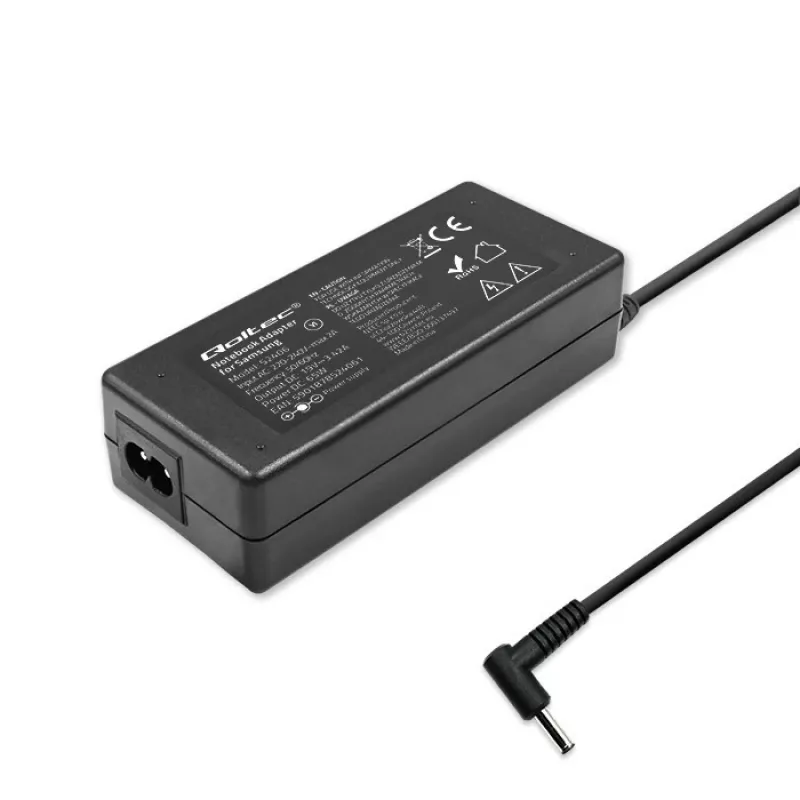 Toiteadapter QOLTEC 65W 19V 3.42A sülearvutitele ja ühilduvatele seadmetele