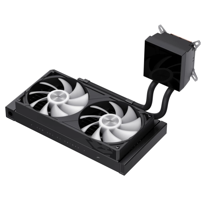 Gamemax CPU vedelikjahuti | GLACIER 240 LCD BK | Intel, AMD