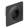 Pistikupesa tüüp F Fibaro FGWOF-011-8, 1 pesa, 110–230 V, 50/60 Hz, must