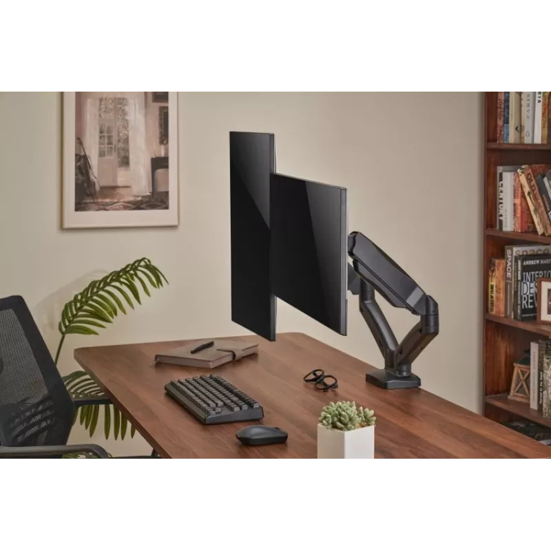 Monitor Arm up up Economical Interactive Counterbalance Dual Monitor Arm Matte Must VESA 75x75/100x100
