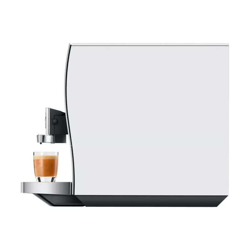 Täisautomaatne espressomasin JURA Z10 (EB) — 2,4 l veepaak, sisseehitatud veskiga, 1450 W, alumiinium/valge
