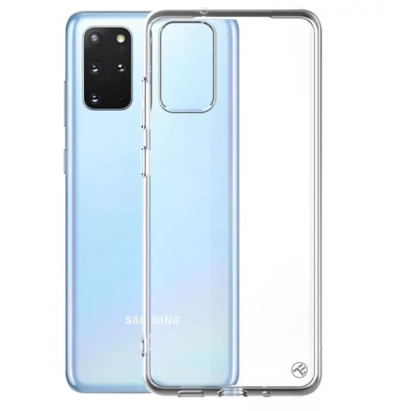 Telluri silikoonümbris Samsung S20 Plus jaoks, läbipaistev – pehme kaitseümbris