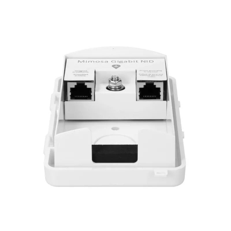 Väliliides, piksevarda ja maandusega Mimosa NID, 2x RJ-45, Gigabit, IP54