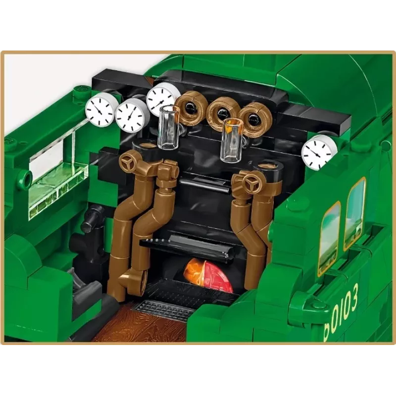 Cobi Building Blocks Train Flying Scotsman mudel COBI-6292 mõõtkavas 1:48, ehituskomplekt