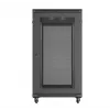 19-tolline rack-kapp LANBERG FF01-6222-23B 22U 600x1200 mm must perforeeritud ustega