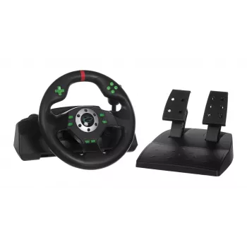 Esperanza EGW101 mängukontrolleri rool PlayStation, PlayStation 3 Digitaalne USB Must, Roheline