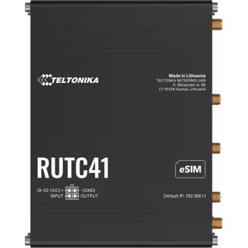 Ruuter TELTONIKA RUTC41 4G LTE EDGE, tööstuslik mobiiliruuter RUTC41000000