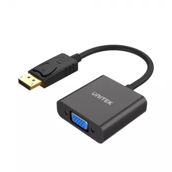 UNITEK Y-5118E DisplayPort–VGA-adapter, must, isane