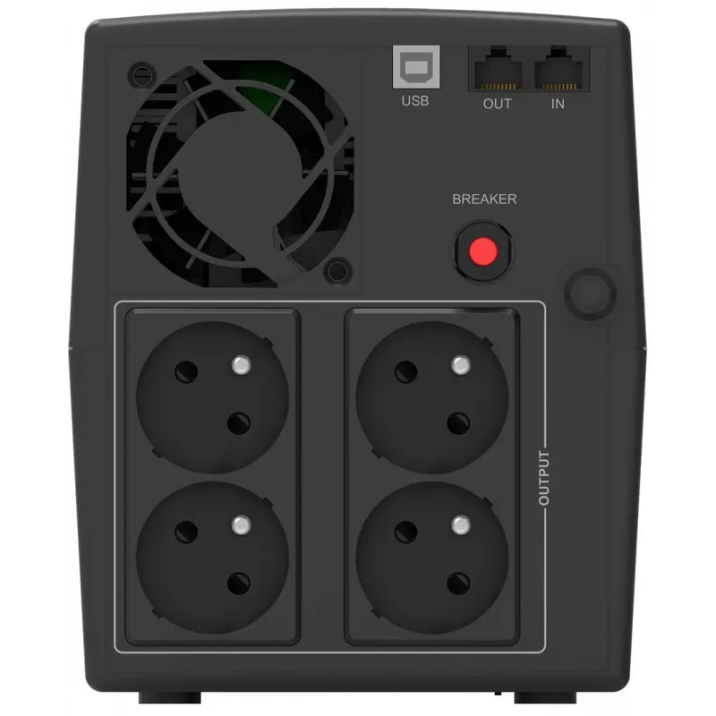 PowerWalker VI 1500 STL katkematu toiteallikas (UPS) Line-Interactive 1500 VA 900 W 4 AC-pistikupesa