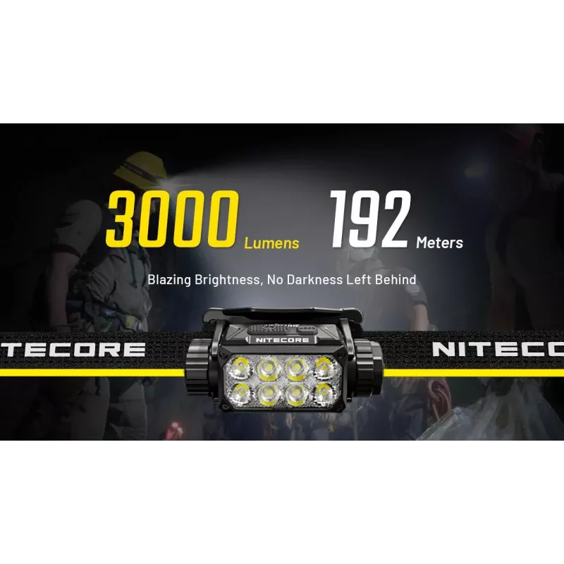 Pealamp H Series 3000 LUMENS/HC75 Uhe Nitecore