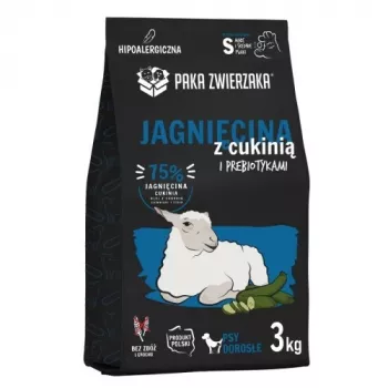 PAKA ZWIERZAKA Lamb with zucchini S - kuiv koeratoit - 3kg