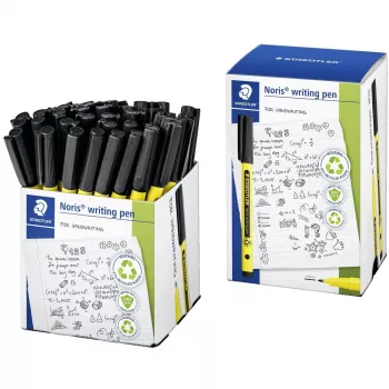 STAEDTLER Fineliner Noris kirjutuspliiats must 0,6 mm peen