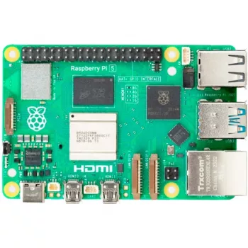 Üheplaadiarvuti Raspberry Pi 5 2 GB muutmälu, Raspberry — kompaktne arendusplaat, väikese energiatarbega SBC