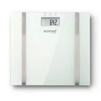 Ecomed BS-70E ristkülikukujuline valge elektrooniline isiklik kaal