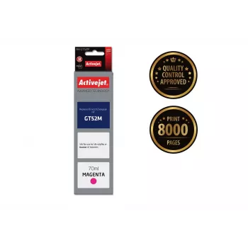 Activejet AH-GT52M tint (asendab HP GT-52M M0H55AE; Supreme; 70 ml; magenta)