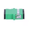 Extralink SC/APC Duplex Adapter, Single-mode, roheline