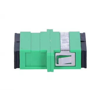 Extralink SC/APC Duplex Adapter, Single-mode, roheline