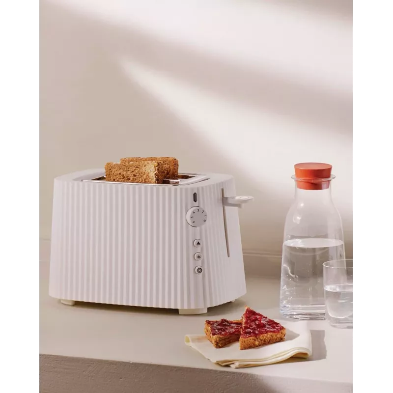 Röster Alessi MDL08B Must — Plissé disain, 6 pruunistusseadet, bagel/sulatamine/taaskuumutamine, 340×185×250 mm