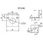 Kinnitusklamber Datalogic ST-1218, mõõtmed 40×40×40 mm