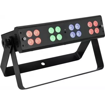 LED-riba EUROLITE 16x4W RGB/WW — lava-/meeleoluvalgusti, 16 LED-i x 4W, RGB sooja valgega