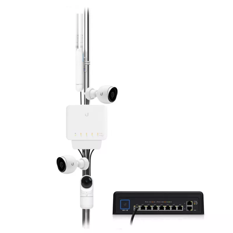 Ubiquiti UniFi Switch Flex (3-pakk) Hallatav L2 Gigabit Ethernet (10/100/1000) Power over Ethernet (PoE) Valge