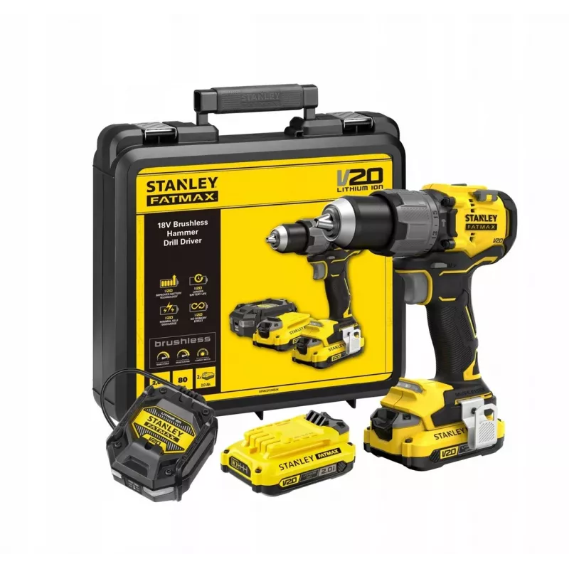18V akutrell/kruvikeeraja SFMCD725D2K STANLEY