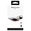Sisetingimustes kasutatav 2-in-1 juhtmevaba laadija native union Voyage 2-In-1 Wireless Charger Sandstone USB nutitelefonide ühilduvus helehall